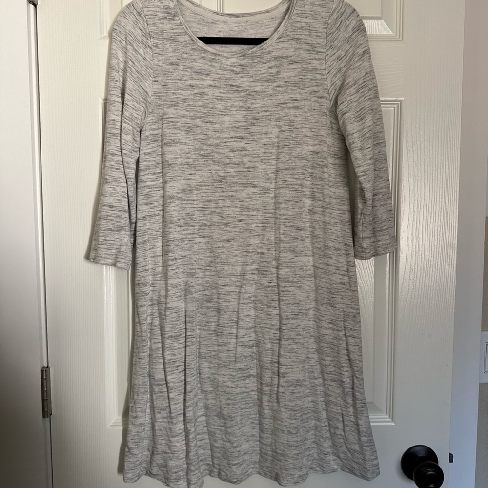 Women's Grey Heather A-Line Dress